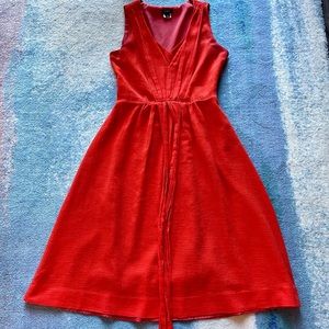 J Crew A line Red Dress